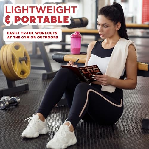 Fitness Planner Journal for Daily Workout Tracking - A5 Size