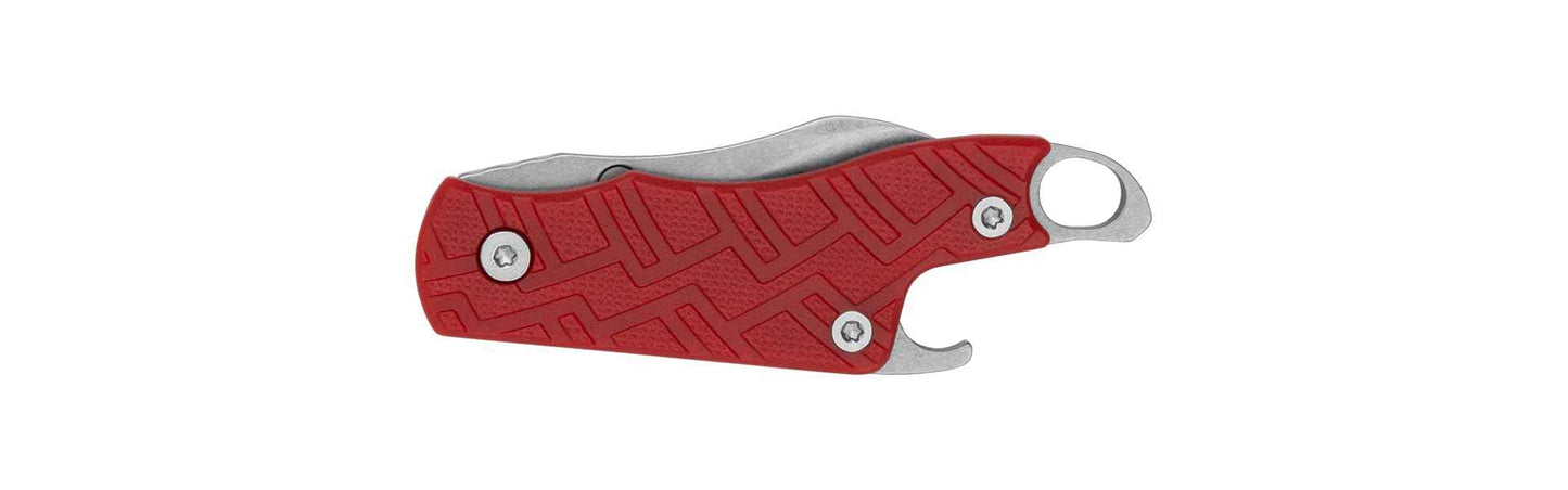 Kershaw Cinder 2 Pack, Red & Olive Handles, Perfect Keychain Pocket Knife, Lightweight for Keys, Carabiners, and More