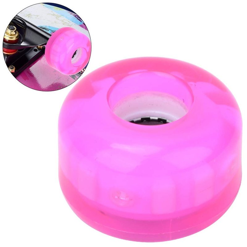 Vbest Life 54mm 82A Skateboard Wheels,4Pcs Flashing Trick Skating Wheels for Skateboarder Replacing Wheels