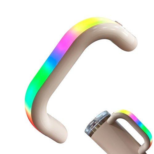 6 Colors LED Light-Up Cup Handle, for Stanley 30oz/40oz, 10 Light Modes, for Outdoor, Party, Home, Camping