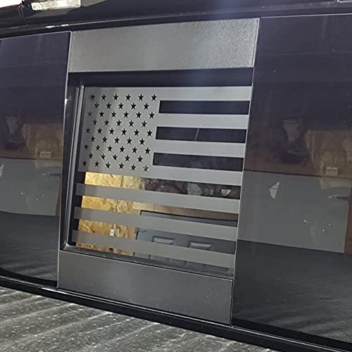 Zxiaochun American Flag Rear Window Decal for Nissan Titan 2013-2024