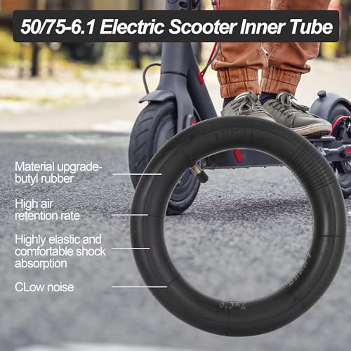 8.5 Inch Scooter Inner Tubes - Butyl Rubber 2-Pack