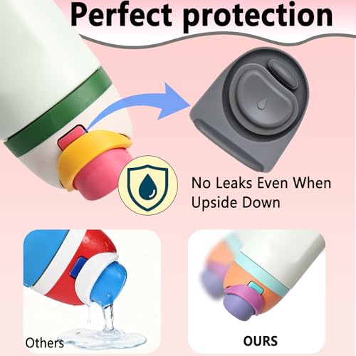 Replacement Silicone Gasket Seals for Water Bottle Lids - 4 Pack Black