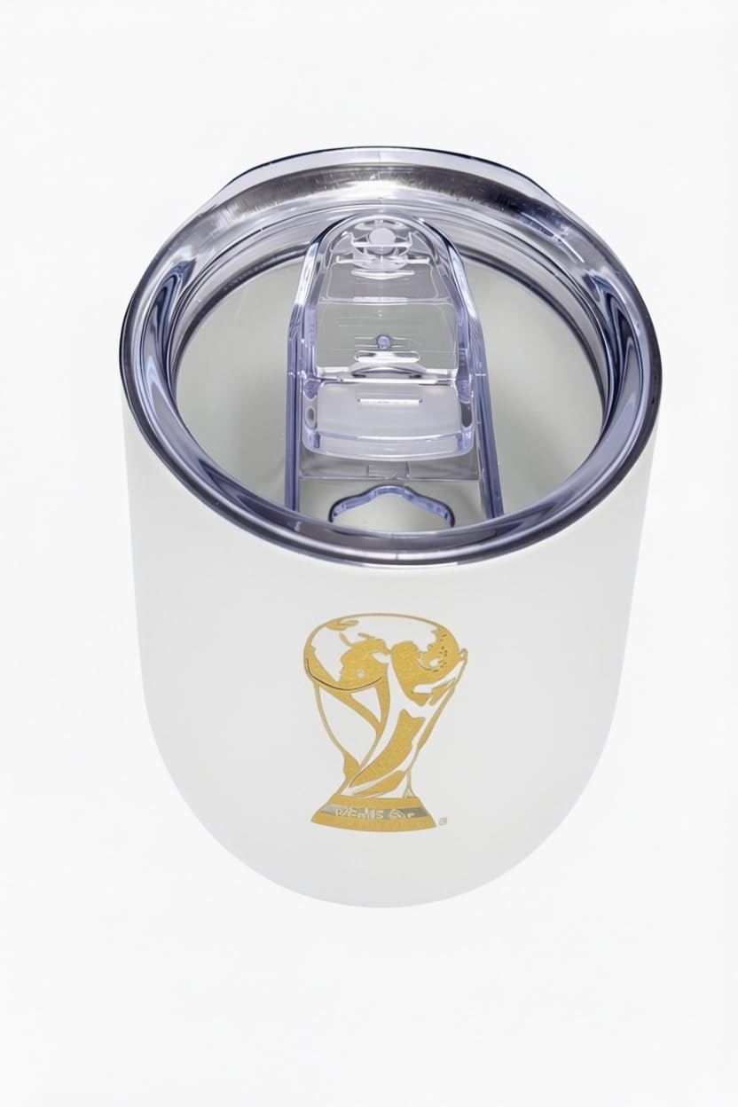 Official 2026 FIFA World Cup 12oz Insulated Wine Tumbler – Stainless Steel, Reusable, Dishwasher Safe - Keeps Drinks Chilled - Crafted for Everyday Use, From Cozy Nights to Vibrant Tailgate