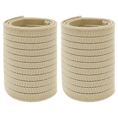 Elastic Wrist Support Band - 2 PCS Adjustable Brace - Beige
