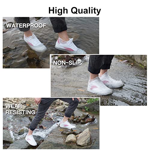 Waterproof Silicone Non-Slip Shoe Covers - X-Large Black