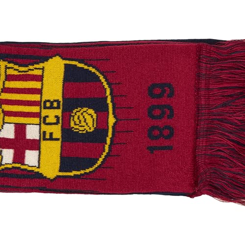 FC Barcelona Soccer Scarf - Officially Licensed - Blue - One Size