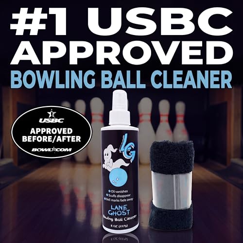 Bowling Ball Cleaner Spray - USBC Approved, Removes Oil & Scuff Marks