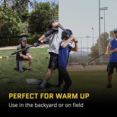 SKLZ Baseball Swing Trainer - Hitting Stick for Batting Practice & Bat Speed