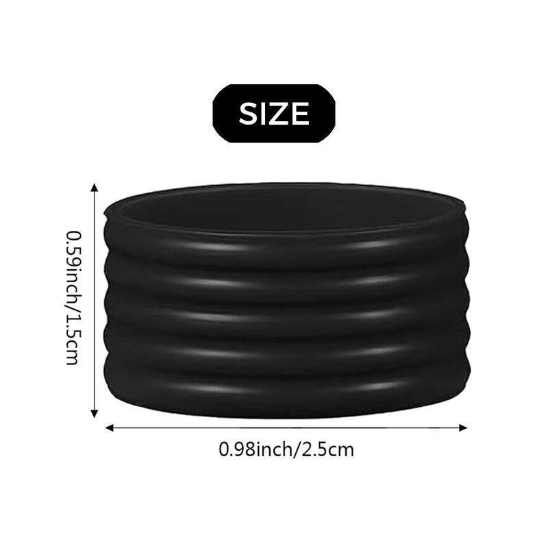 ZQTSANKESL 20 Pieces of Silicone Tennis Racket Grip, Sweat Absorbing Elastic Rubber Tennis Racket Grip, Stretchable Outer Grip, Used for Racket Badminton, Squash, Baseball, bat Handle