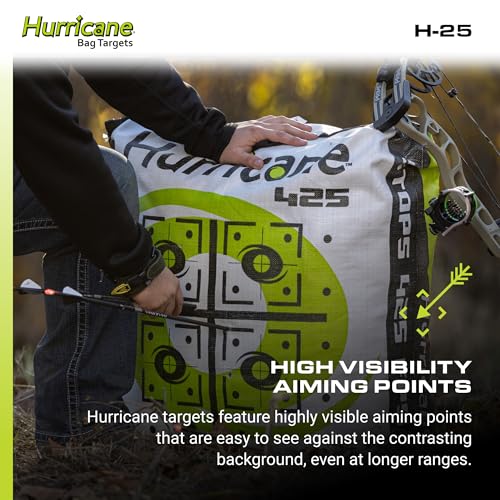 High-Velocity Archery Bag Target with High-Visibility Aiming Points