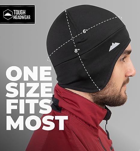 Thermal Skull Cap - Moisture-Wicking Running Beanie - Black - One Size