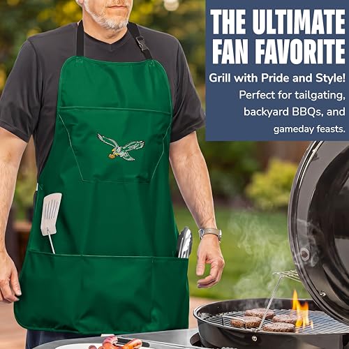 NFL Philadelphia Eagles Vintage Cooking Apron with Pockets