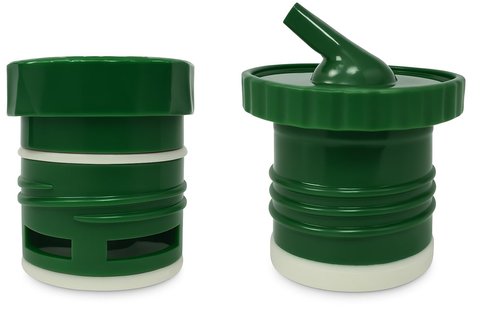 Thermo Bottle Stopper Replacement Part for Stanley. Yerba mate drinking - Thermo to Yerba Mate Termo Pico Mate/Pico cebador Stopper with High Precision Flow Stanley Primer Spike (Green Combo V2)