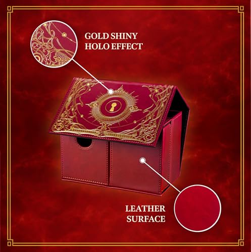 Arcana Key Foil Deck Box for 150+ Cards - SleeveChief Luxury Card Organizer