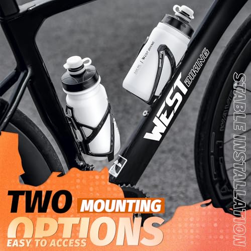 Ultra-Light Durable Bike Water Bottle Cage - Black
