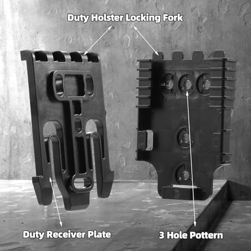 Joyforcare Quick Locking System Belt Loop Kit for Tactical Holsters & Gear
