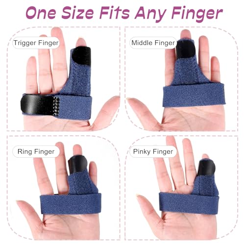 Breathable Trigger Finger Splint - Adjustable Finger Brace Stabilizer