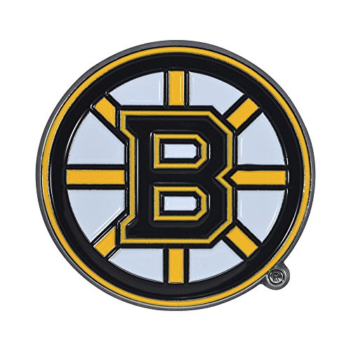 3D Boston Bruins Diecut Metal Emblem - Heavy Duty Chrome Auto Logo