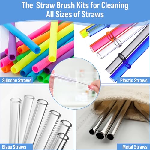 Water Bottle Cleaner Brush Set - 5 Piece Kit for Owala & More