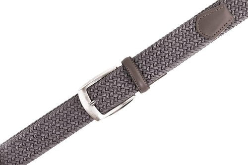 Fabio Valenti Canvas Woven Stretch Braided Belts - Multicolored Options for Men & Women