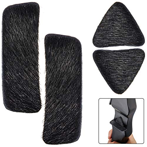 Archery Arrow Rest Hair Fur Pad for Recurve Longbow - 2 Pairs