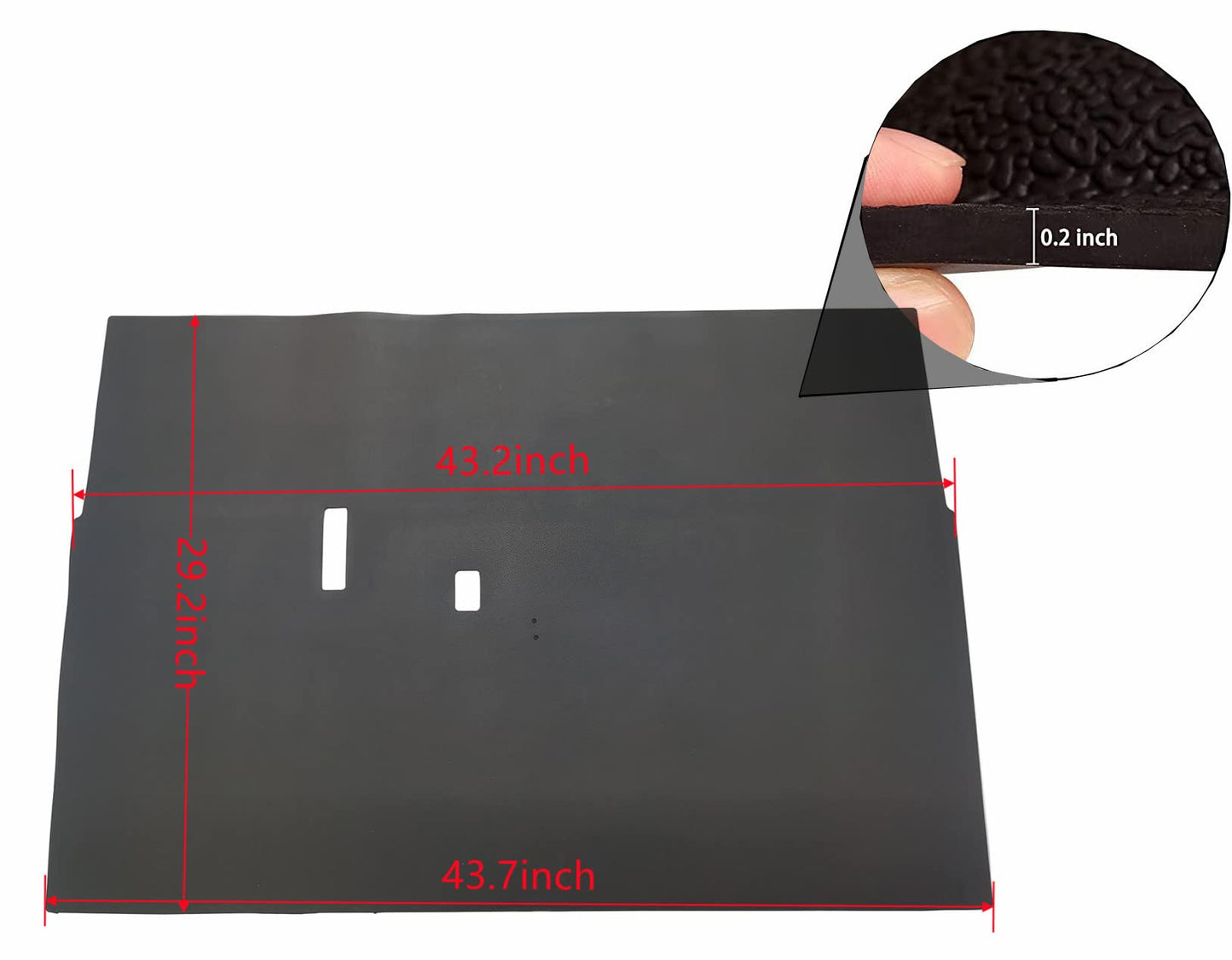 Golf Cart Floor Mat for Club Car DS Floor Mat for Golf Cart DS 1982-up Factory Size
