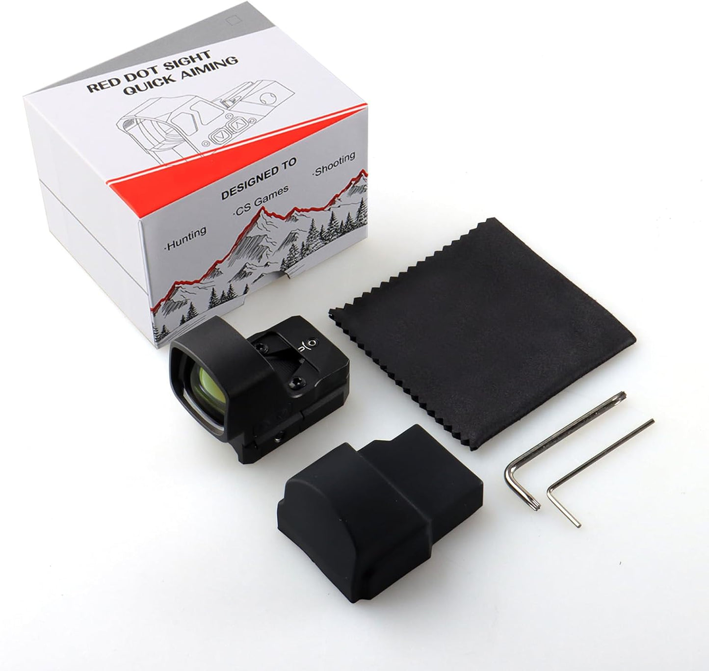 YSS Red Dot Sight - Shake Awake Optic for Pistols, Rifles & Shotguns | 3MOA, 8 Brightness Settings
