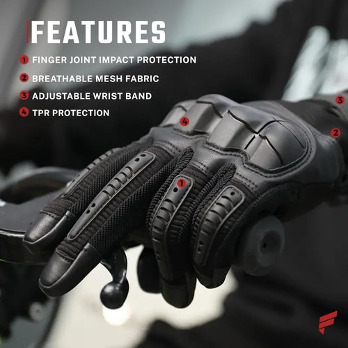 Homefy Tactical Gloves for Men & Women – Hard Knuckle Touchscreen Shooting Gloves, Airsoft, Paintball, Motorcycle Riding, Outdoor Gear for Hunting & Security (X-Large)