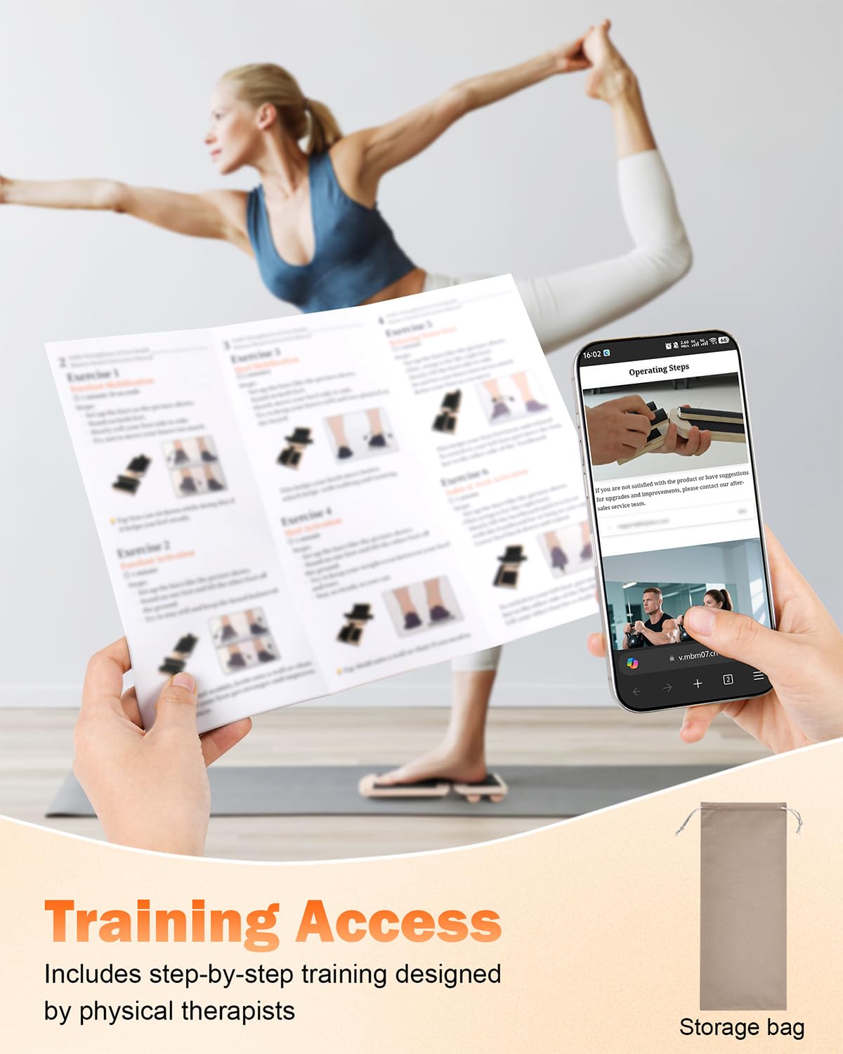 Ankle Foot Strengthener & Single Leg Balance Board