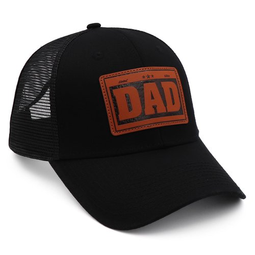 Mom and Dad Hats New Dad Mon Parents Gifts for Couples Fathers Day Embroidered Mesh Baseball Caps Black