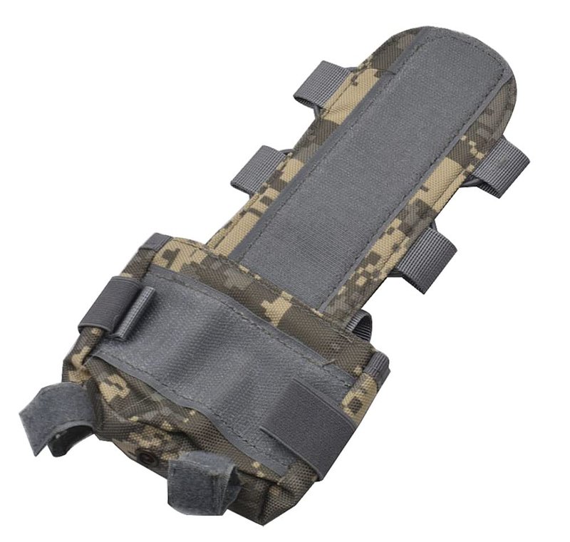 Tactical Fast Helmet Cover and Battery Pouch Counterweight Pouch Fit Size M/L Fast PJ BJ MH Helmet (DW)