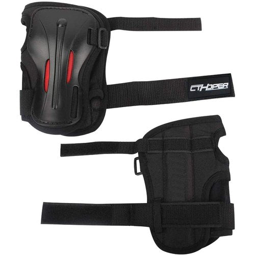 CTHOPER Long Damping Non-Slip Anti-Fall Wrist Guards Protective Gear for Roller Skating Skating Skiing Skateboard Snowboard Cycling Bicycle Scooter (M)