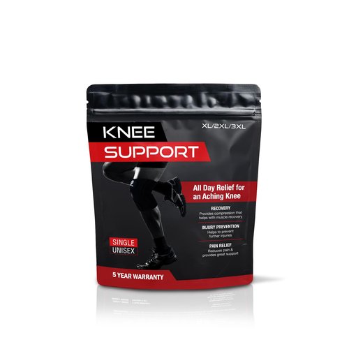 Sleeve Stars Knee Brace & Knee Support for Men & Women, Knee Compression Sleeve for Knee Pain, Protection Wrap for Working Out (S/M/L)