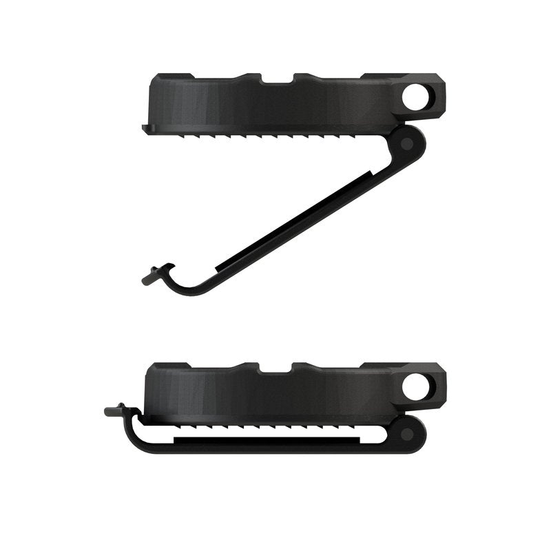 Guardian Angel Flashlight Snap Lock Mount Accessory – Magnetic Mount with Screw-in Feature – Clip Securely Snaps Close Around Straps – for Thinner Dog Straps, Backpacks, Molle, Thin Straps & More