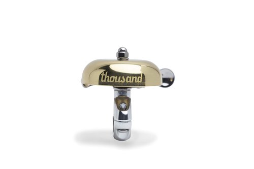 Thousand Pennant Bike Bell for Cycling, Brass - Fits Most City Bikes, Mountain Bikes and Road Bike Handlebars