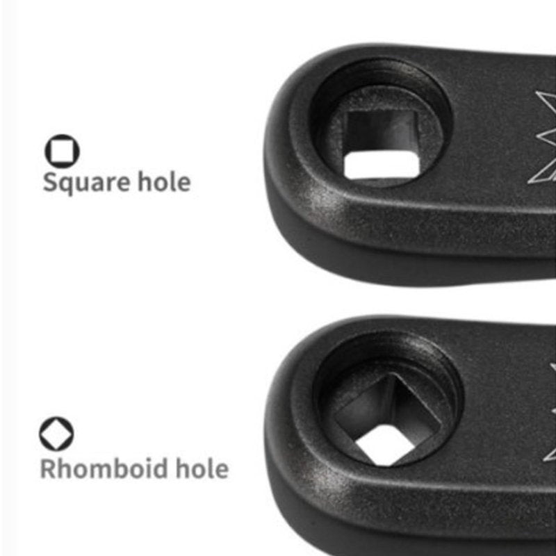 Respicefinem Crank Arm Left Bike Aluminum Alloy Single Chain 170mm Arm Replacement for Mountain Bike Road Bike Repair Replacement Accessory Compatible with Multiple Bike Model