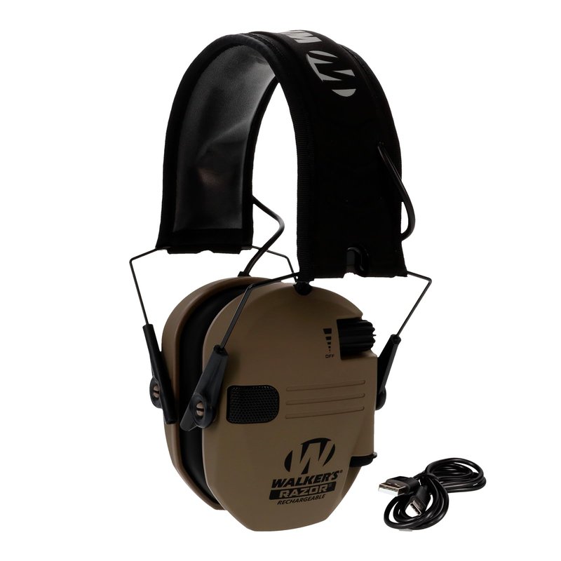 Walker's Razor Rechargeable MUFF - FDE