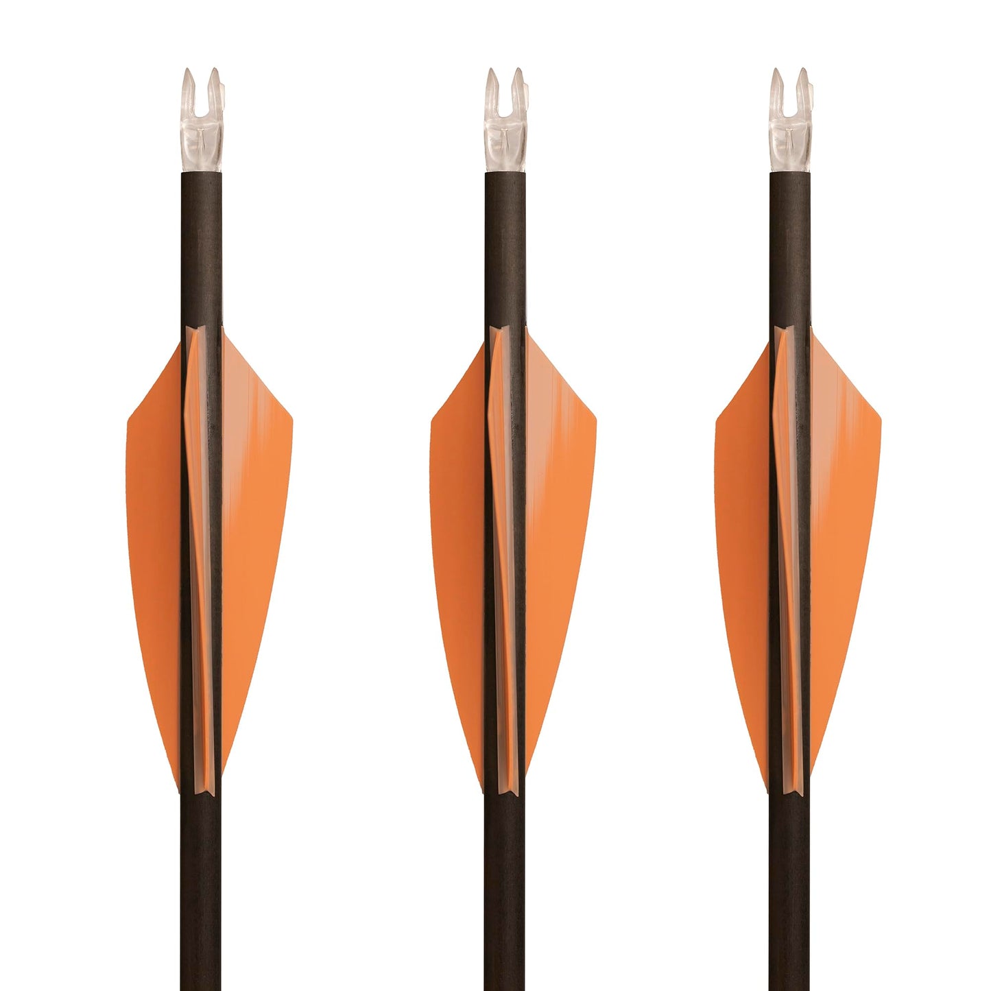 TAC Vanes 2.75" Driver Arrow Vanes | Archery Fletching for Compound & Crossbow | Durable, Lightweight, High Accuracy, Orange 100 Pack
