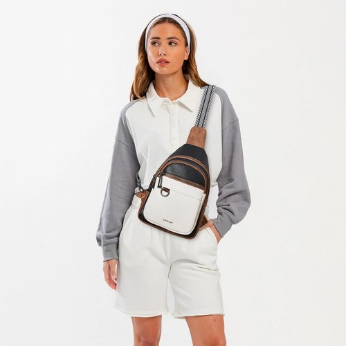 Leresas Sling Bag - 7L Vegan Leather Crossbody Backpack | Anti-Theft Travel Purse for Men & Women