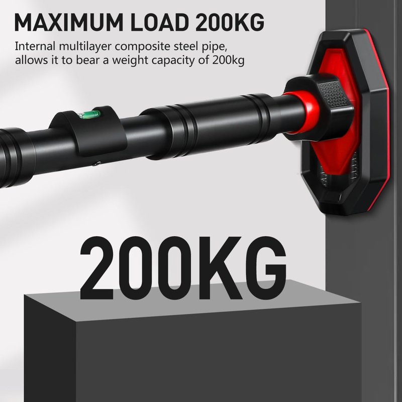 Abaodam Adjustable Pull up Bar for Doorway No Drilling Required Home Gym Equipment with Comfortable Grip and Secure Locking for Upper Body Strength Training
