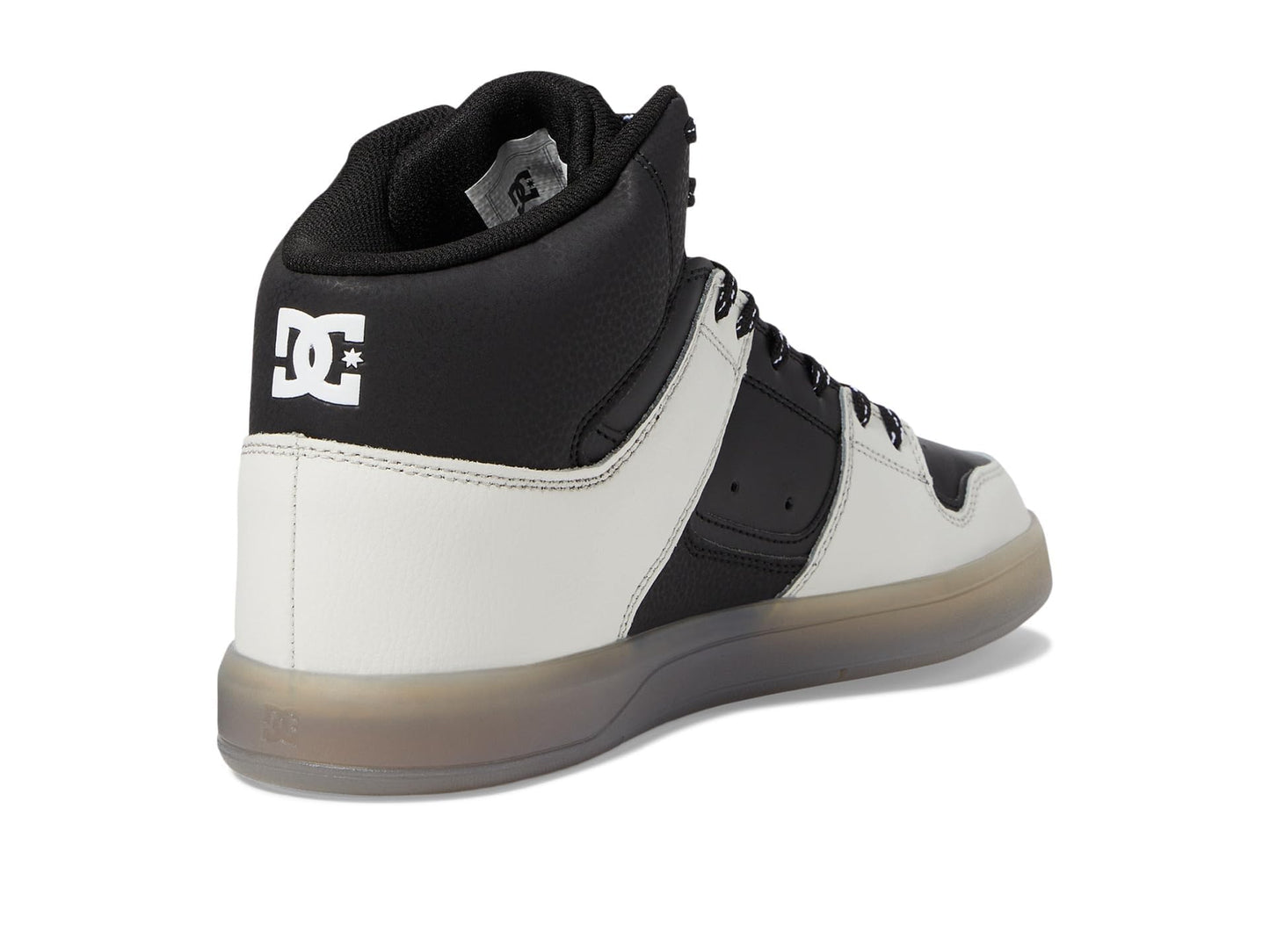 DC Cure Casual High-Top Skate Shoes Sneakers Black/Cream 6.5 D (M)