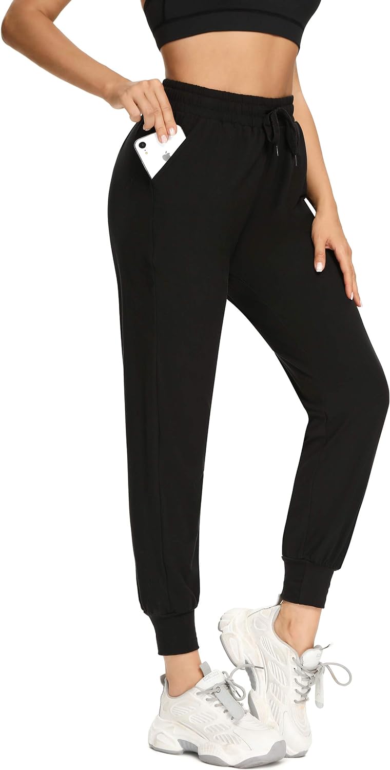 Skiennix Women's Joggers - 3 Pack Sweatpants with Pockets for Athletic Workouts | Yoga & Running
