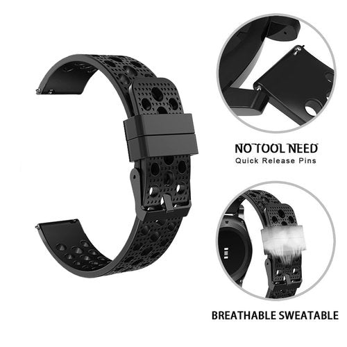 Compatible with Amazfit Bip 5 Bands, Lamshaw 22mm Silicone Replacement Wristbands Sport Strap with Metal Buckle Compatible with Amazfit Bip 5 / Cheetah Pro / Cheetah / GTR 47mm / GTR 2 / GTR 3 / GTR 3