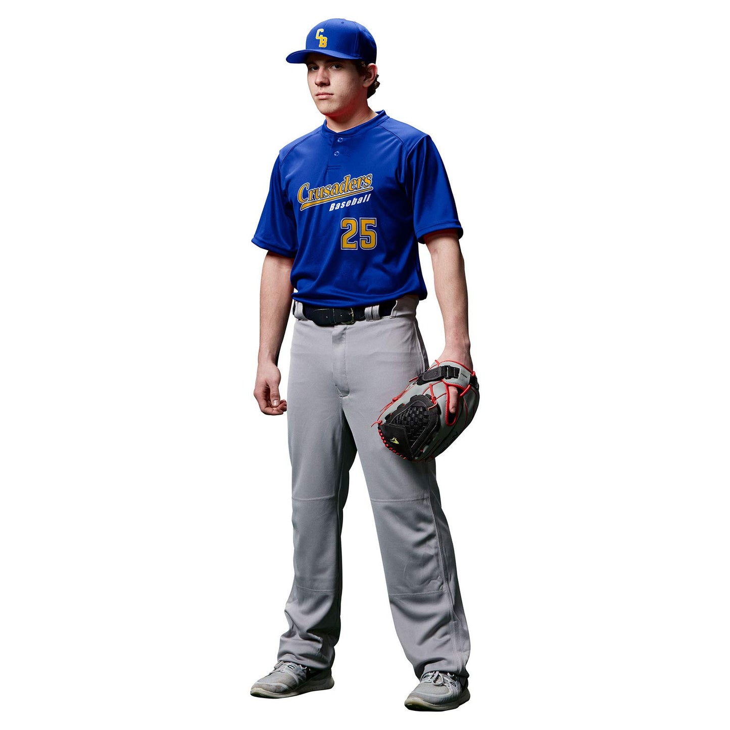 CHAMPRO boys Youth MVP Open Bottom Relaxed Fit Baseball Pant, White, X-Small