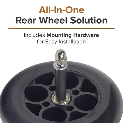 AlveyTech Chain Drive Rear Wheel for Razor E90 Accelerator, E100 (Versions 5+), E125 (Versions 6+), E150 (All Versions), and E175 (All Versions) Electric Scooter