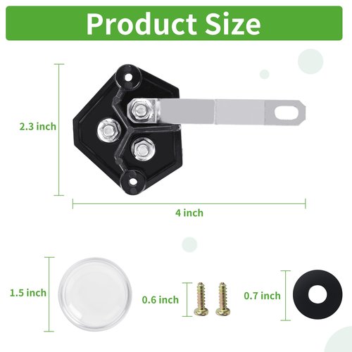 10L0L Golf Cart Link Fuse Kit - Lester Power Drive Charger 30 Amp Dual Link Fuse Kit(OEM 1012101 31567-G1 603207) for Yamaha Club Car EZGO (Fit Lester Chargers)