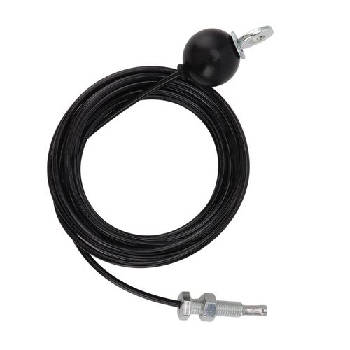 Heavy Duty Fitness Pulley System Cable Adjustable Steel Wire Rope Gym Home Exercise Black (4m / 13.1ft)