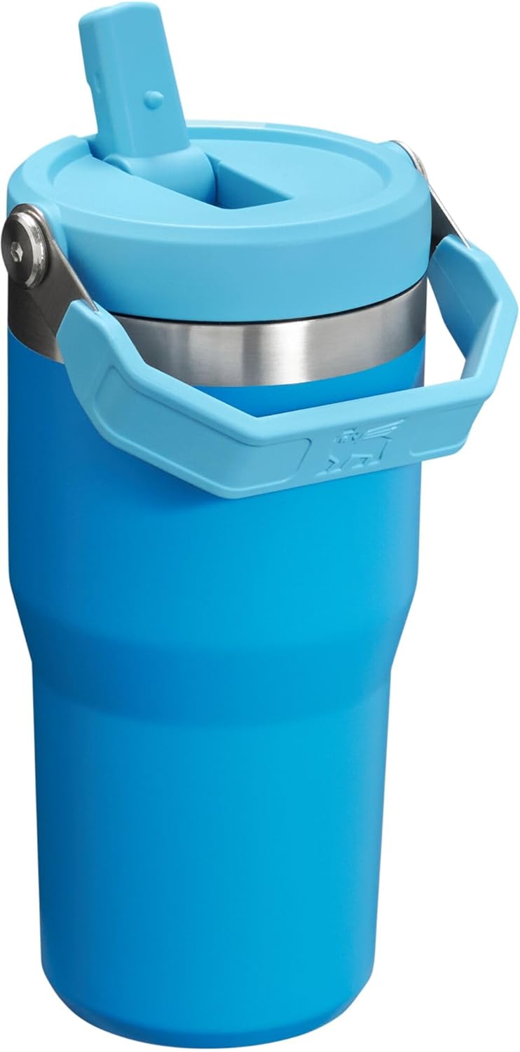Stanley IceFlow 20 oz Flip Straw Tumbler - Insulated Stainless Steel, Leak Resistant, BPA-Free | Azure