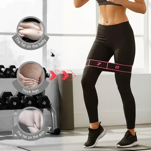 Fitness Resistance Band for Stretching and Yoga, Number Stretch Resistance Band with Clear Markings, 8-Section Elastic Training Bands(3PCS)